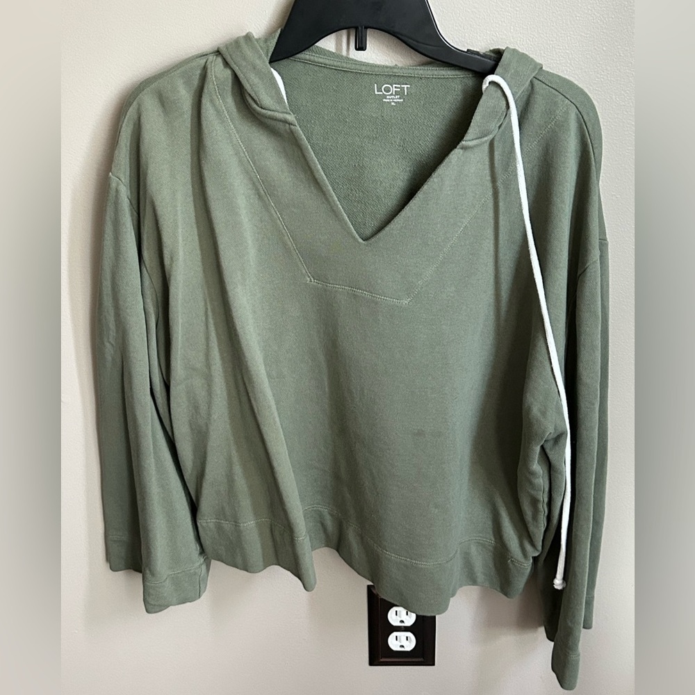 Loft Green Pullover Hoodie